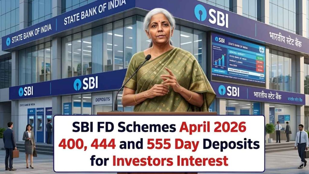 SBI FD Schemes April 2026 400, 444 and 555 Day Deposits for Investors